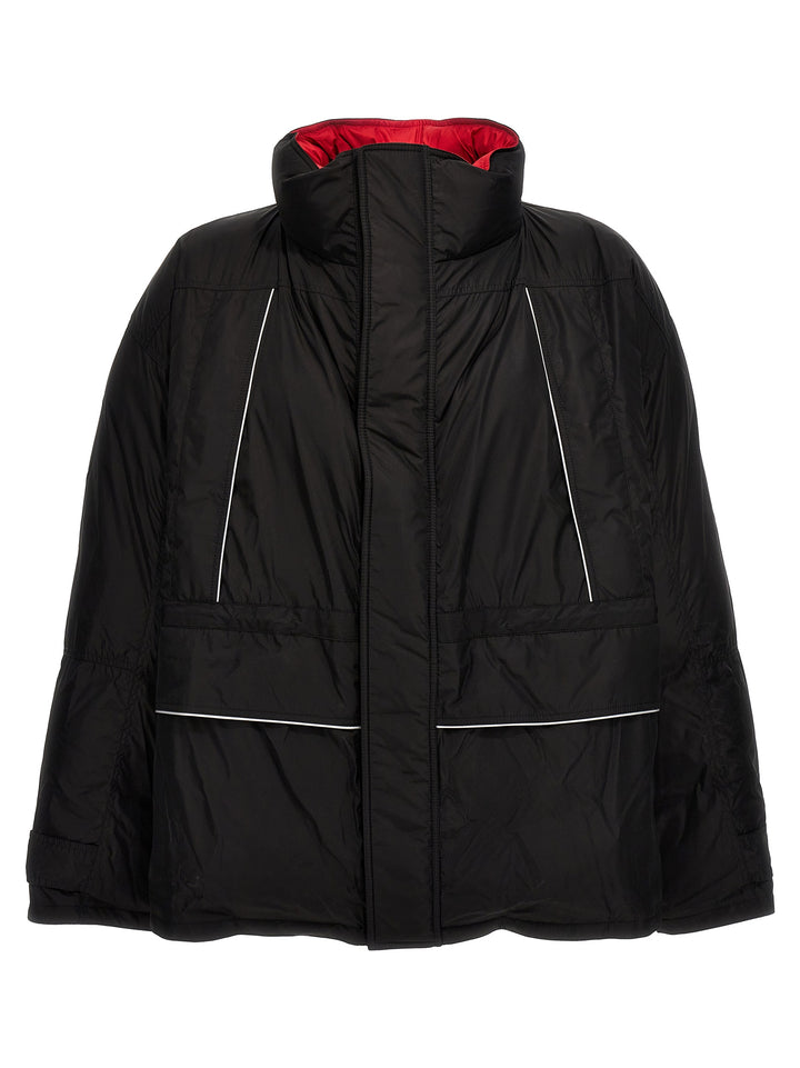 Wrap Casual Jackets, Parka Black