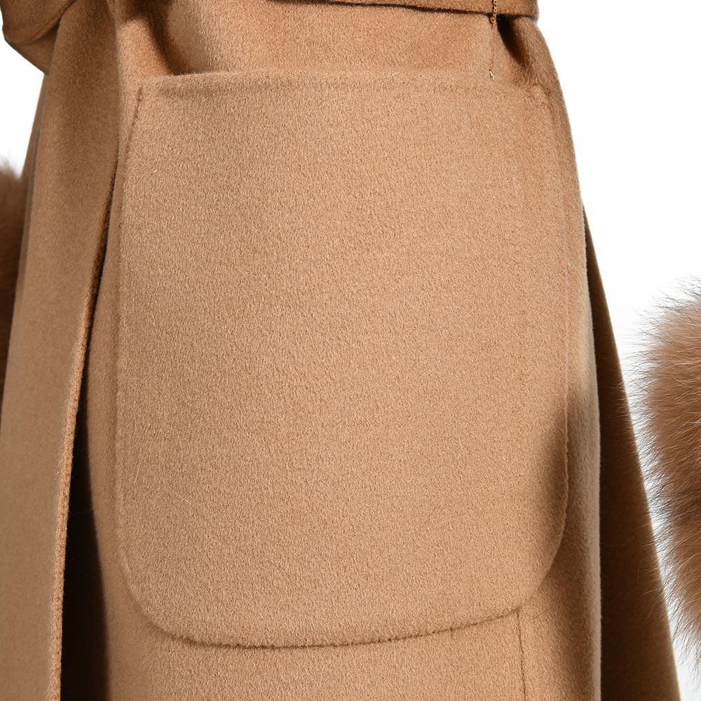 Coat Lebonè Camel Mixed Cashmere