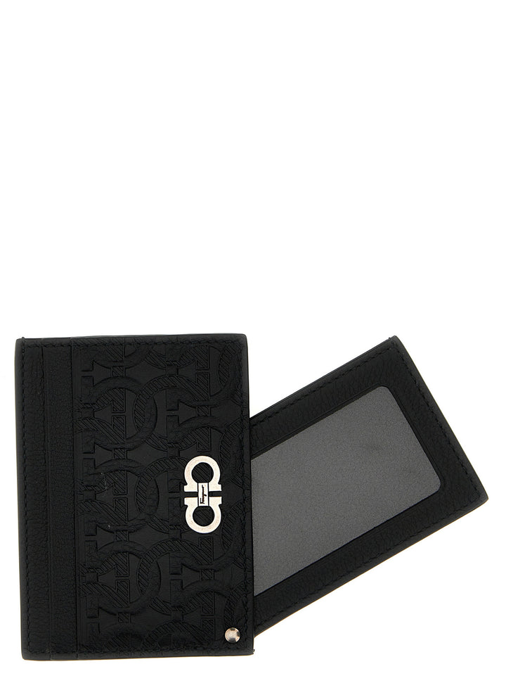 Logo Card Holder Wallets, Card Holders Black