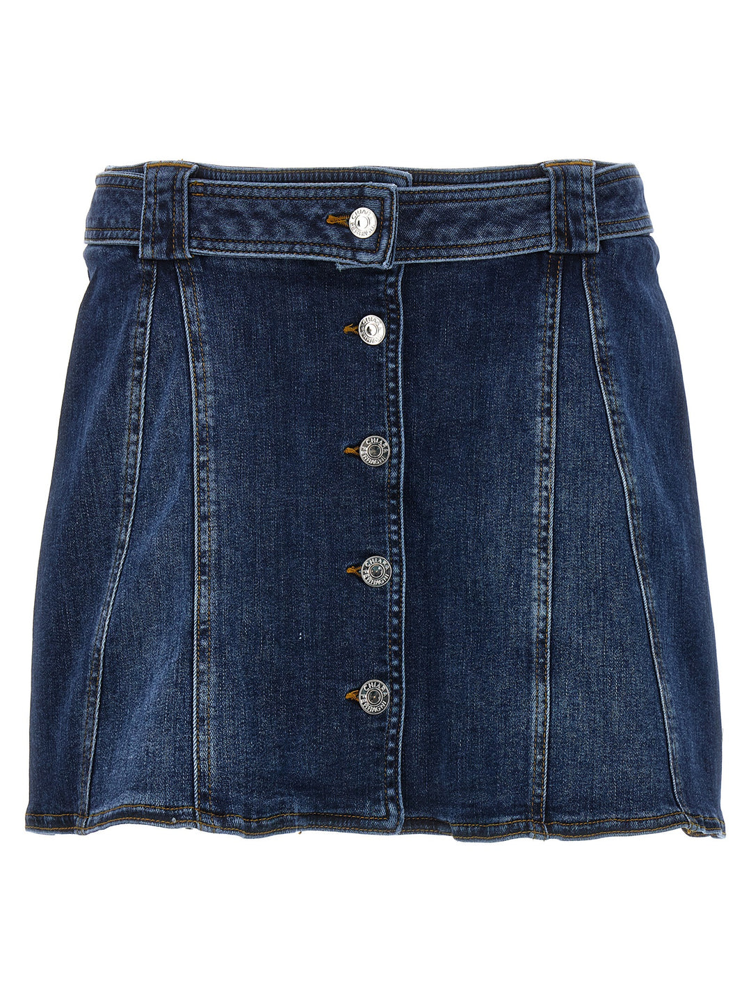 Logo Denim Skirt Skirts Blue