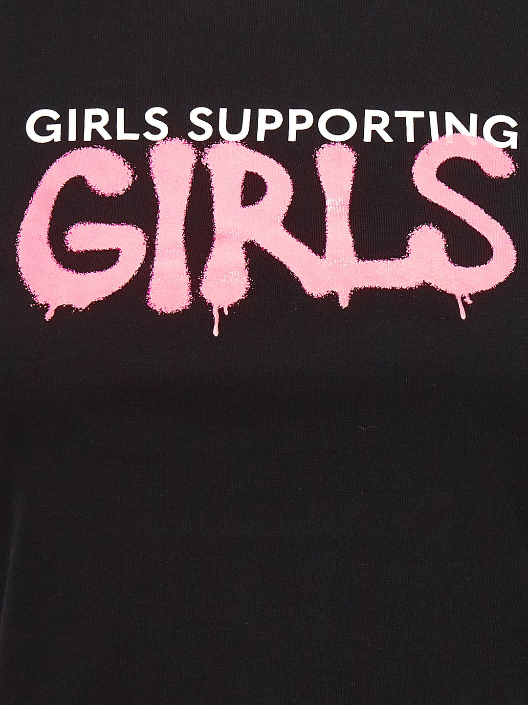 Girls Supporting Girls T-Shirt Black