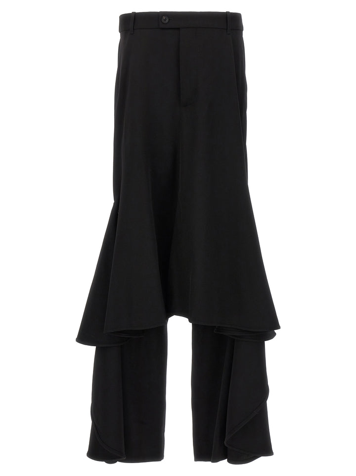 Deconstructed Godet Skirts Black