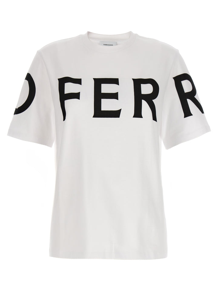 Logo Print T-Shirt White/Black