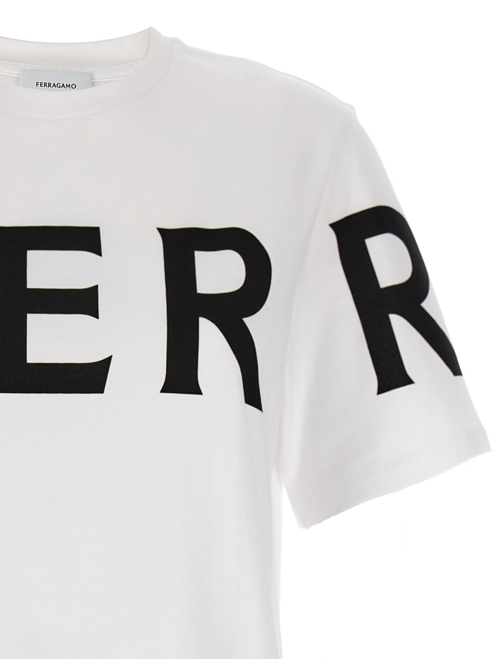 Logo Print T-Shirt White/Black