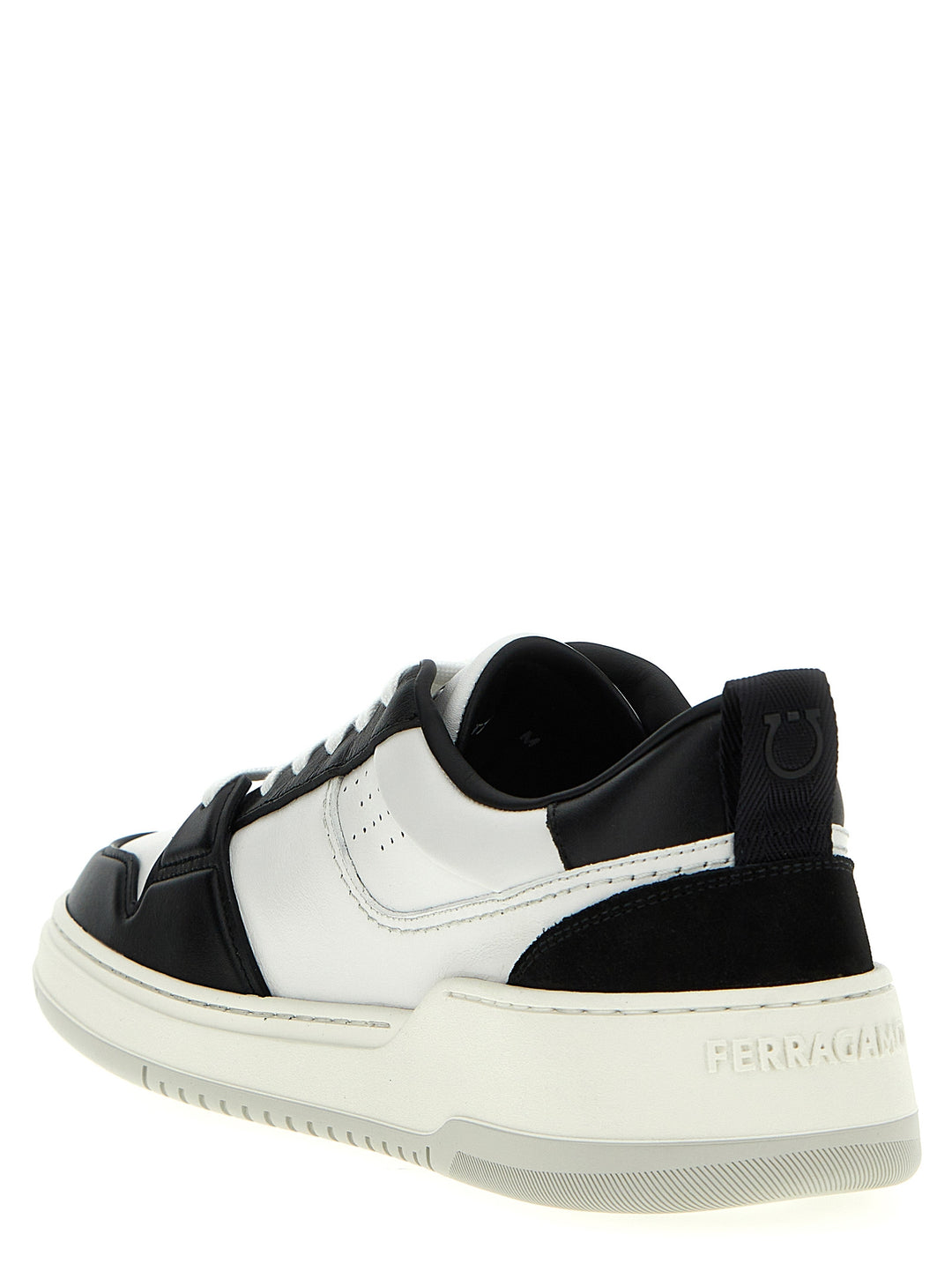 Ferragamo Dennis Sneakers - White/Black | 181acc2c4674a3e79215946ee604d27831a19b8a