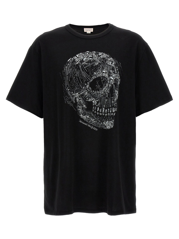 Skull T-Shirt White/Black