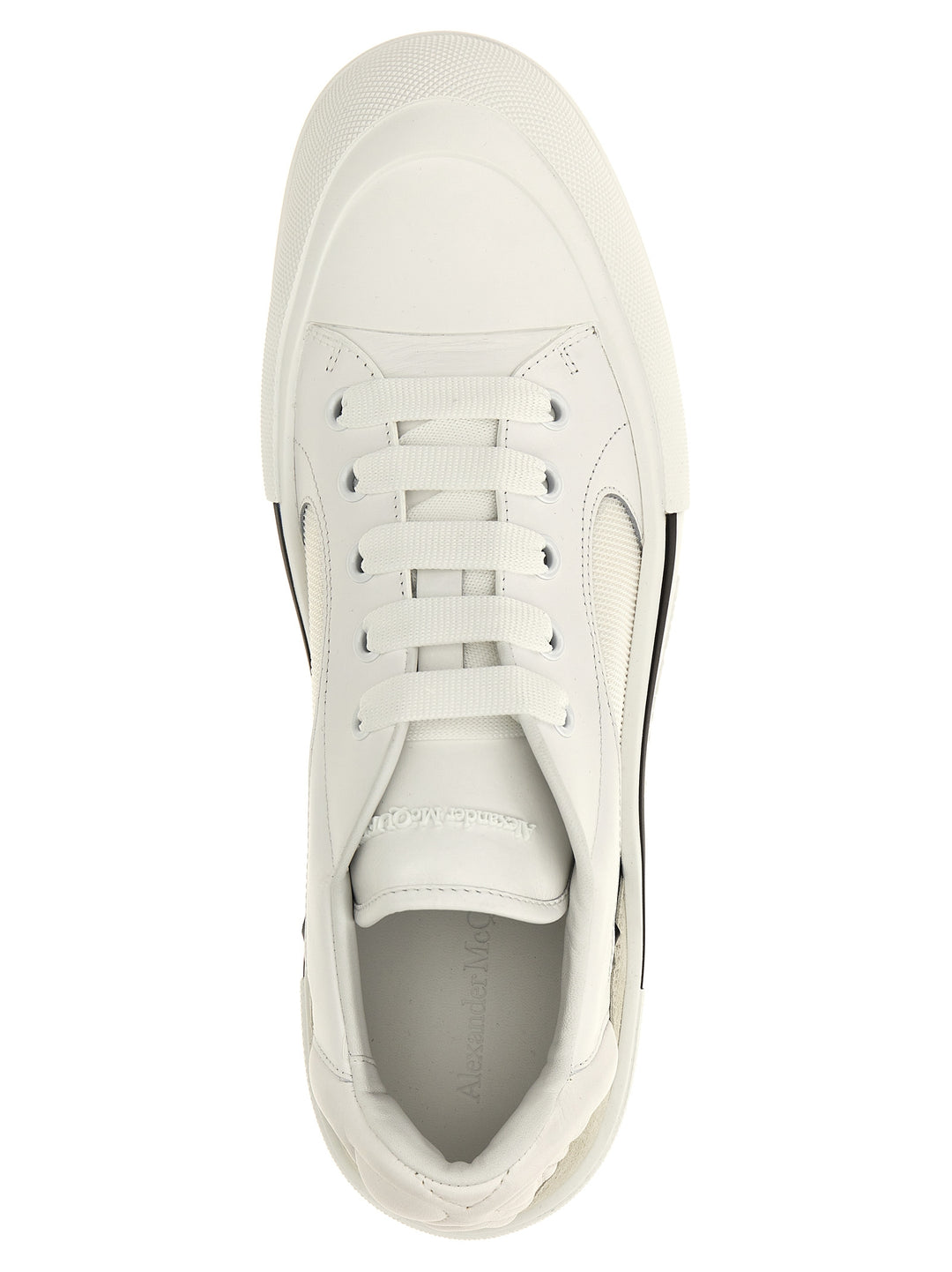 Neoprene Canvas Sneakers White/Black