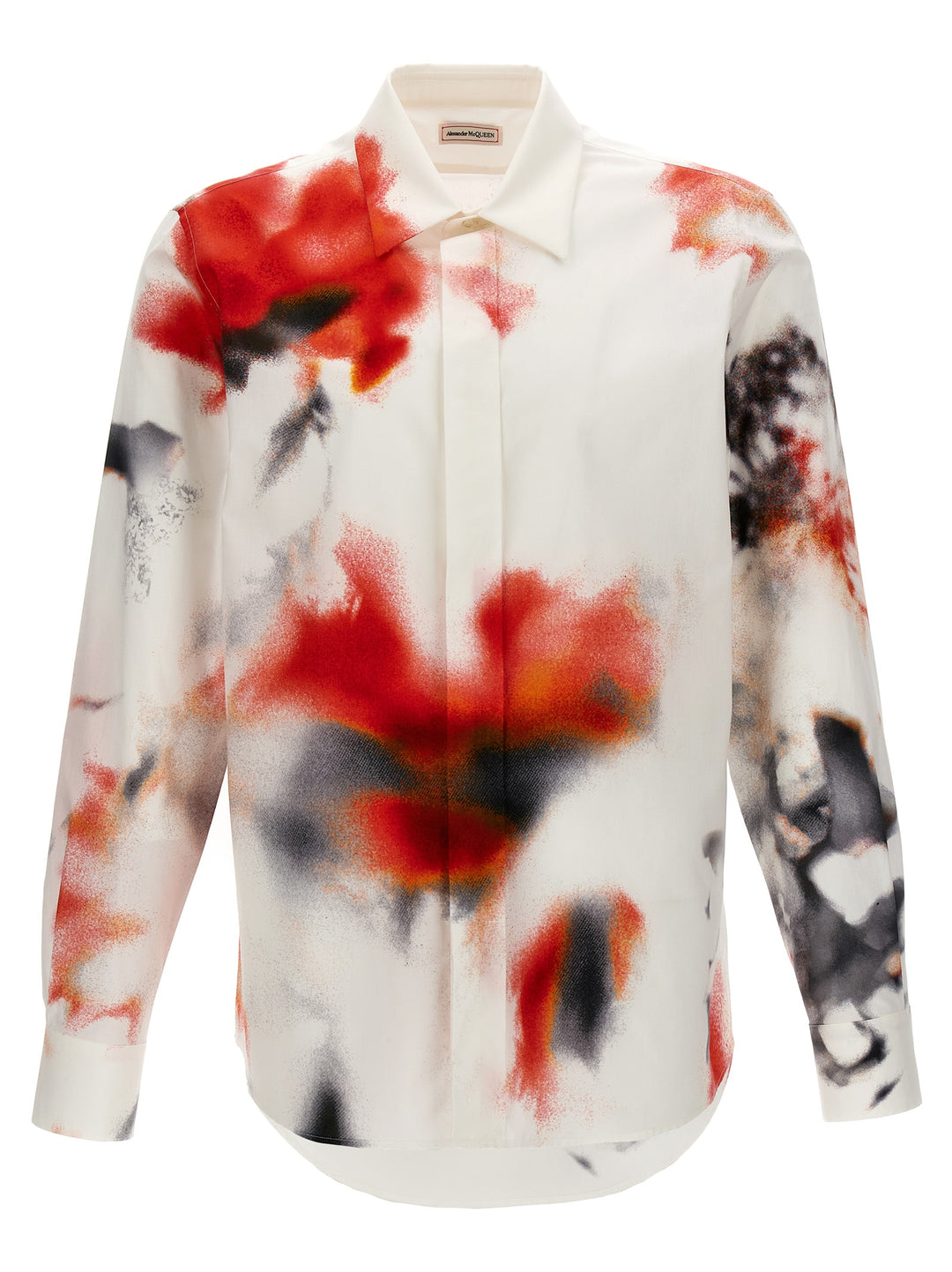 Obscured Flower Shirt, Blouse Multicolor