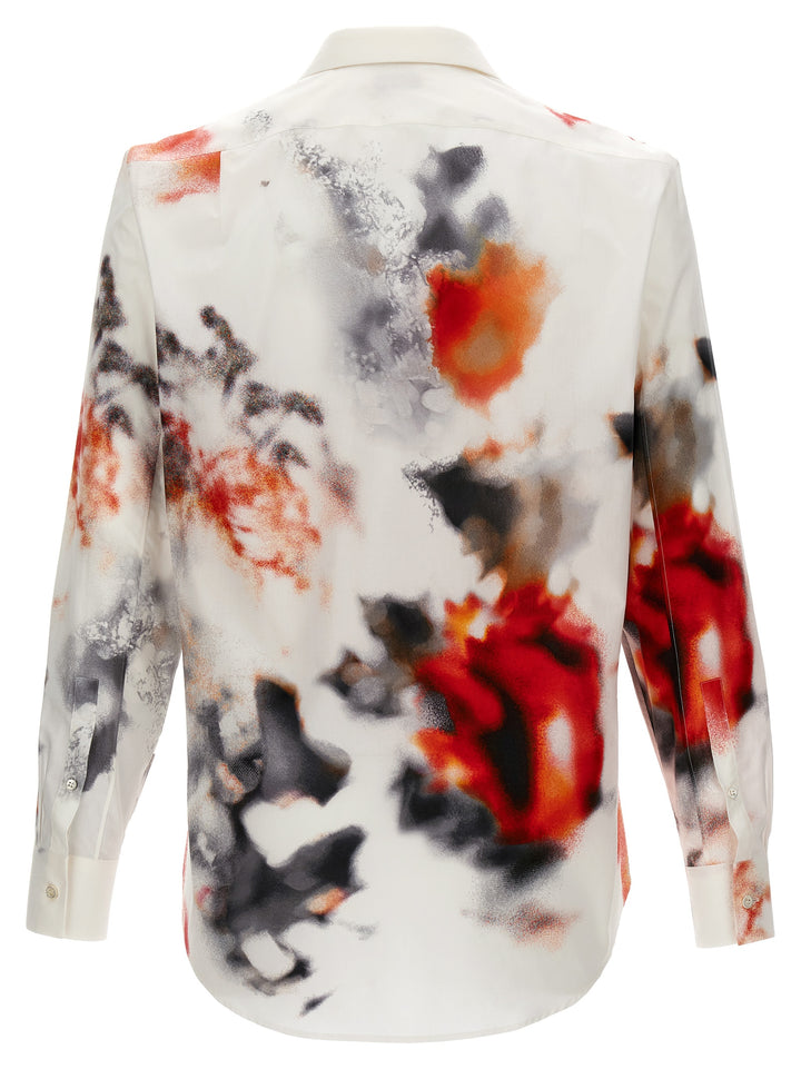 Obscured Flower Shirt, Blouse Multicolor