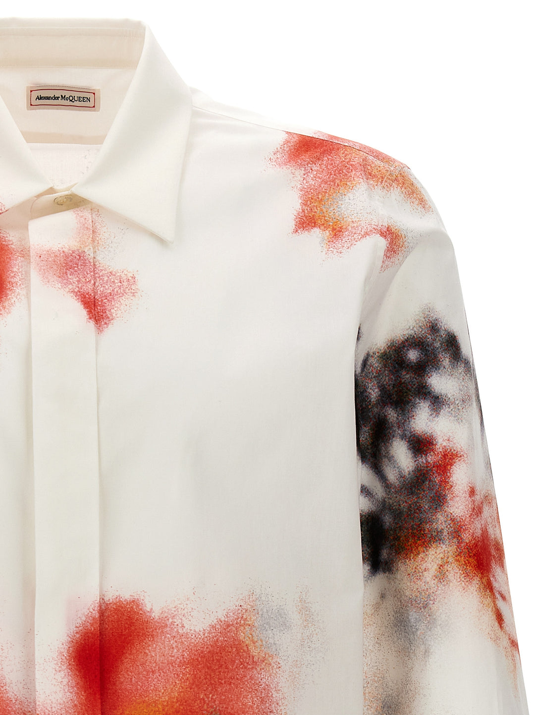 Obscured Flower Shirt, Blouse Multicolor