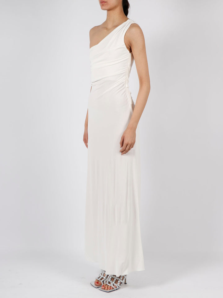 One shoulder long dress