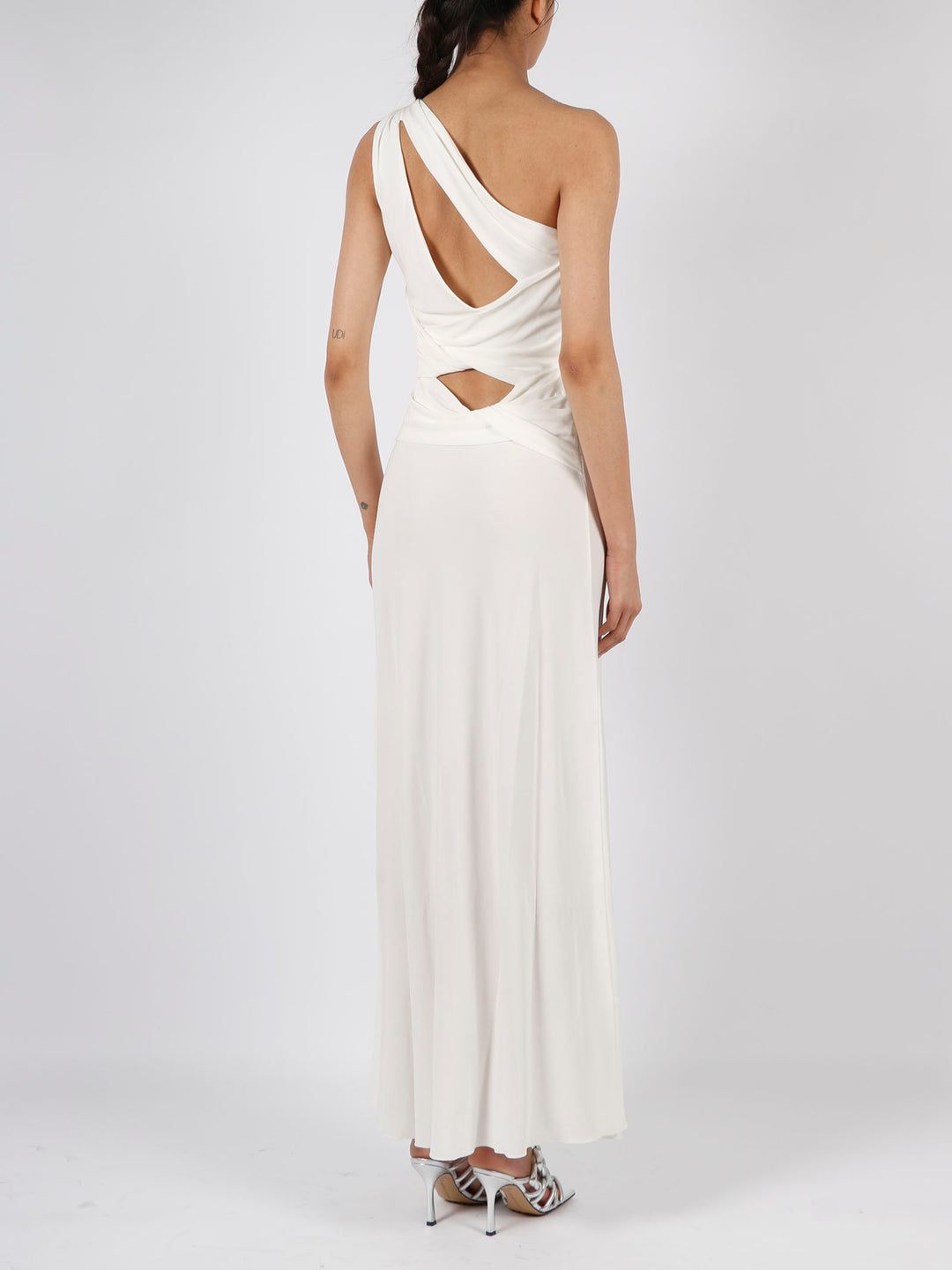 One shoulder long dress