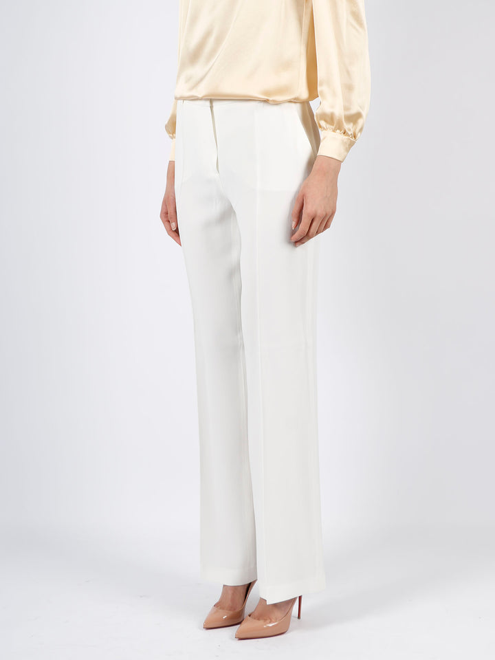 Tailored enver satin trousers