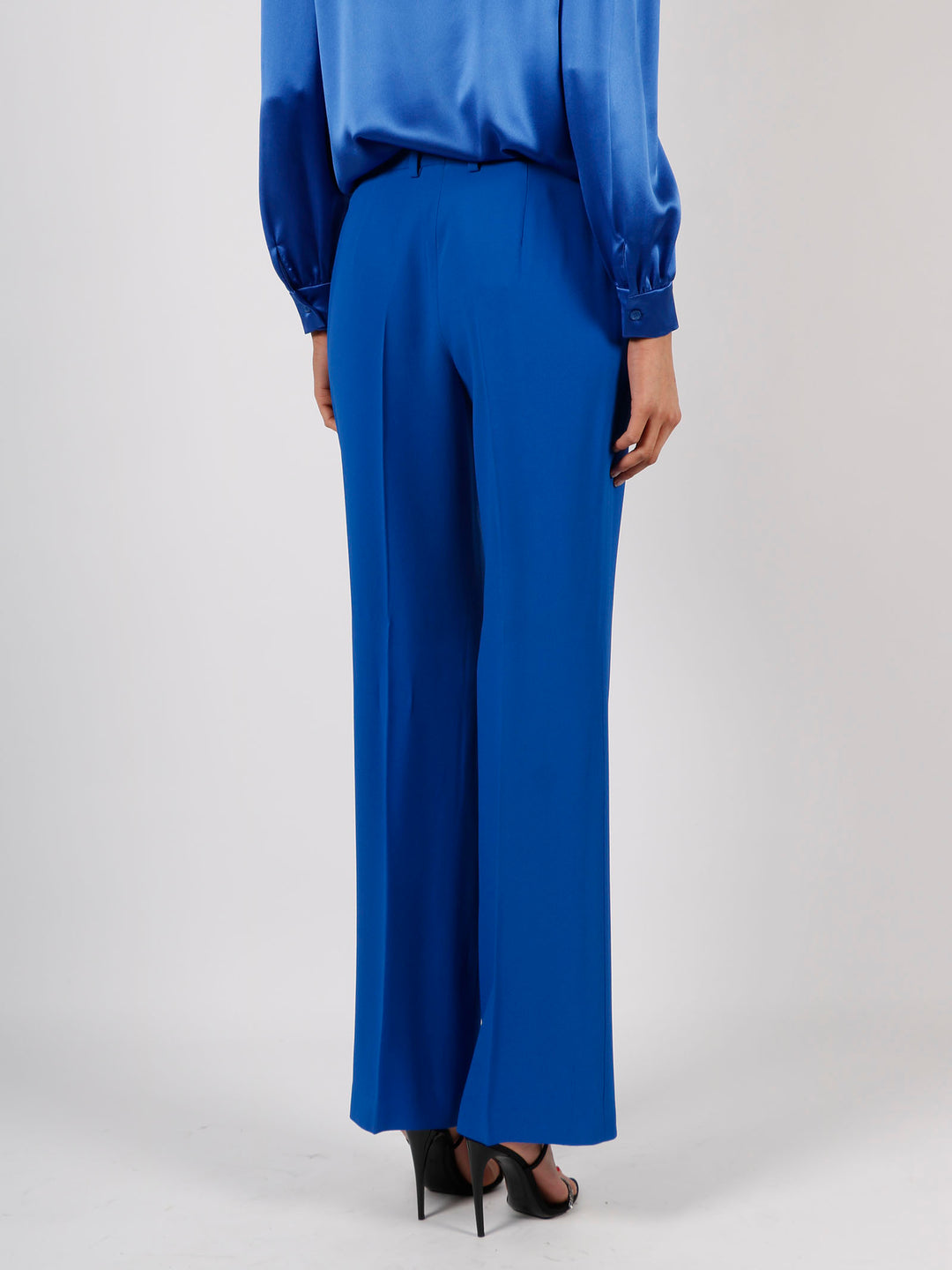 Tailored enver satin trousers