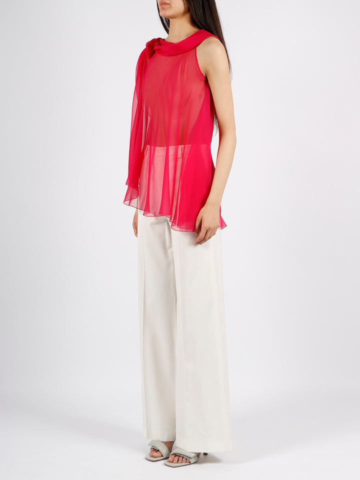 Silk chiffon blouse