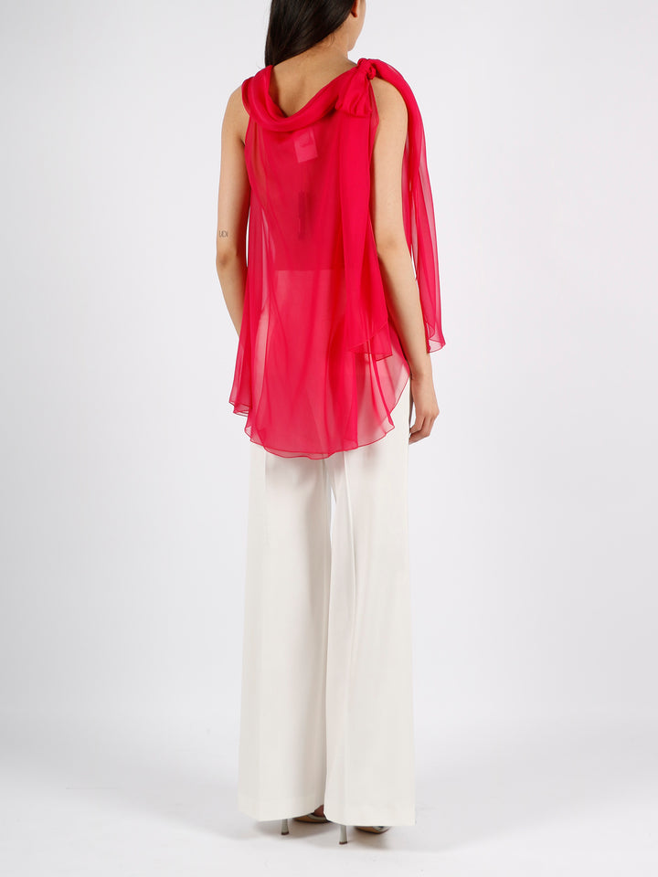 Silk chiffon blouse