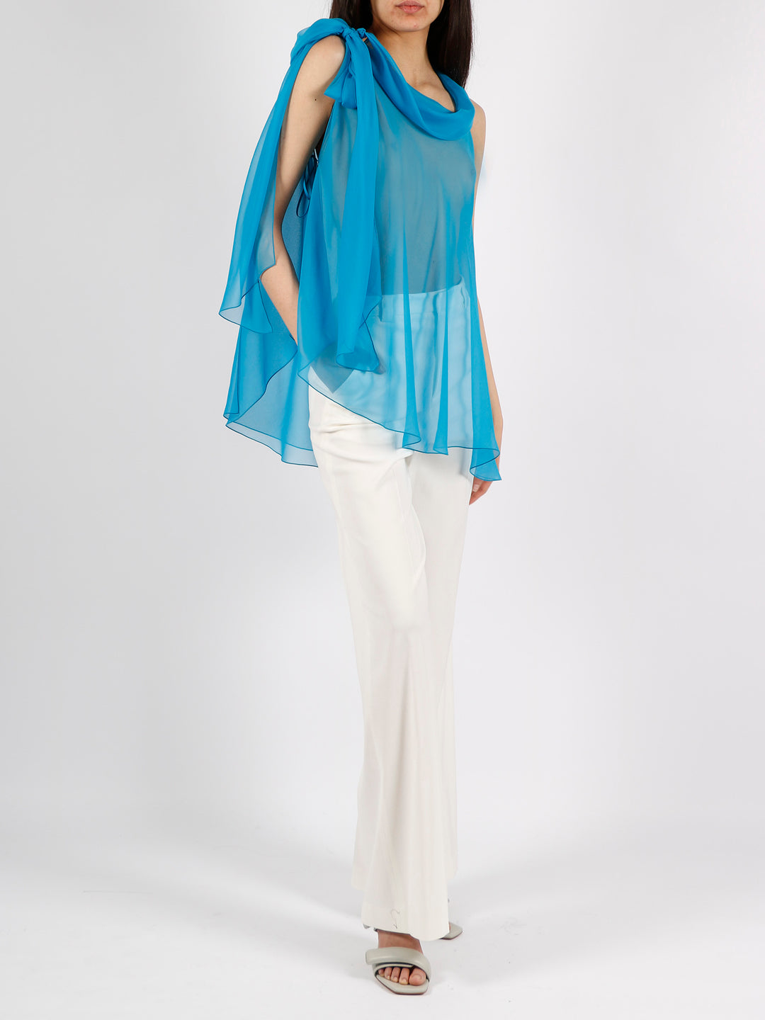 Silk chiffon blouse