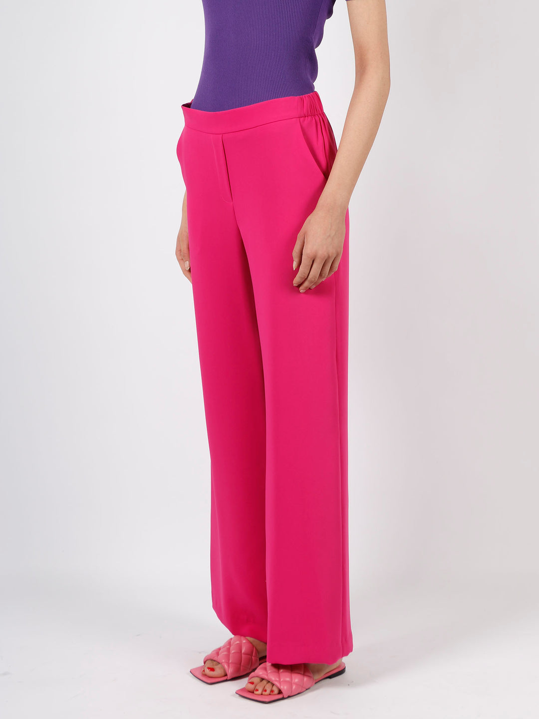 Panty wide leg trousers