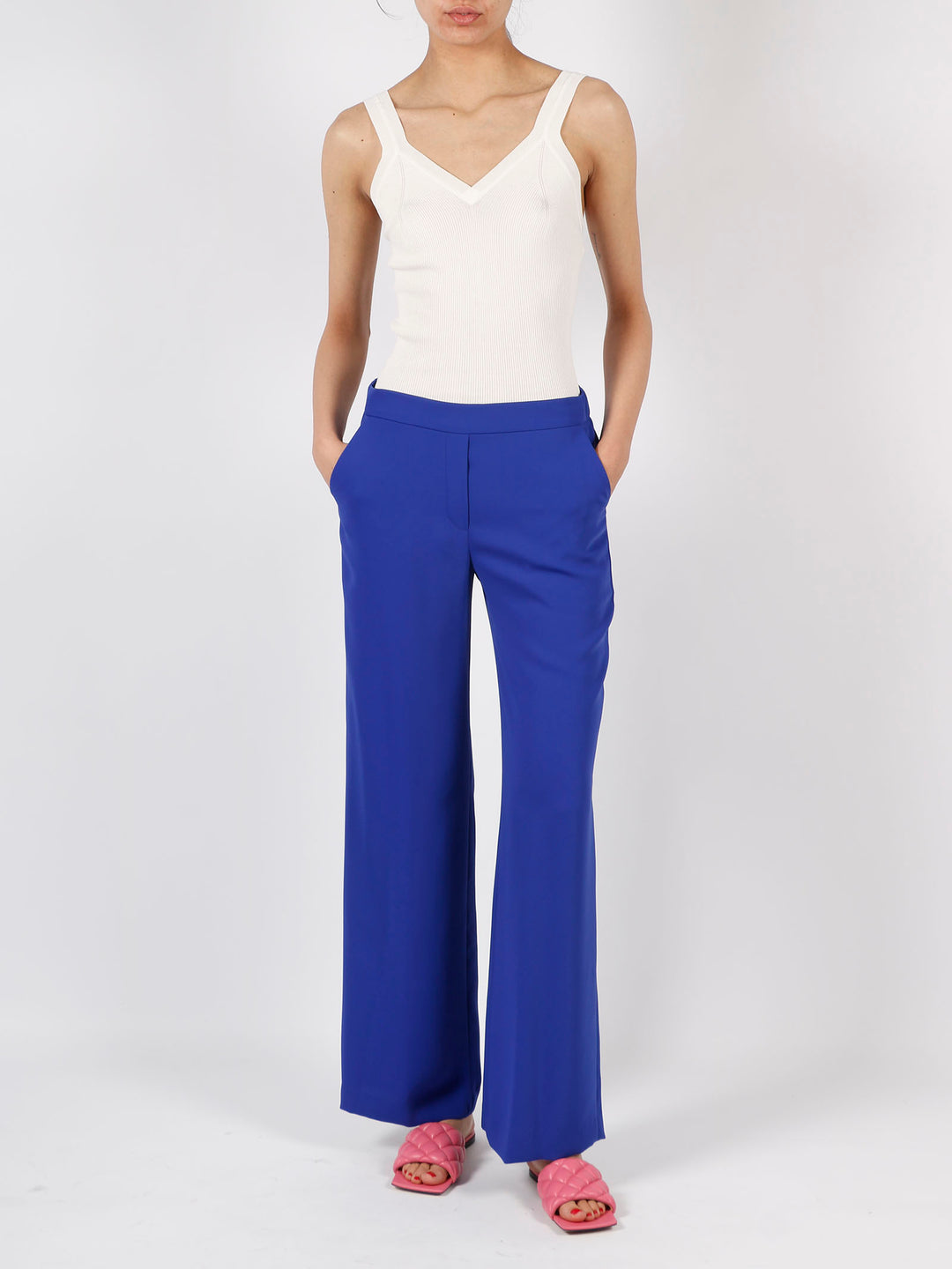 Panty wide leg trousers