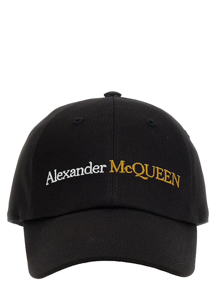 Mcqueen Logo Cap Hats - Black | 39c8f4e6ddfe0aee2077b7ddf150717a5bfa9ebe
