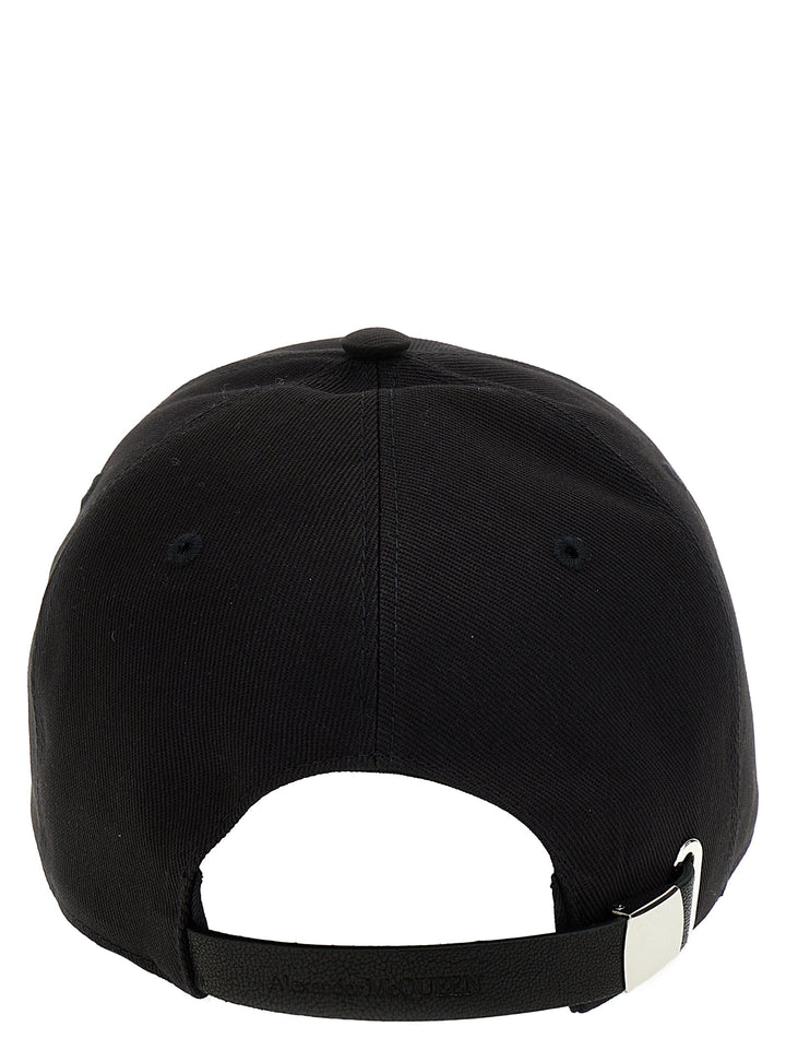 Mcqueen Logo Cap Hats - Black | 884cbe95a6cb1f1c9428773d33a5a2cb0a5eba7e