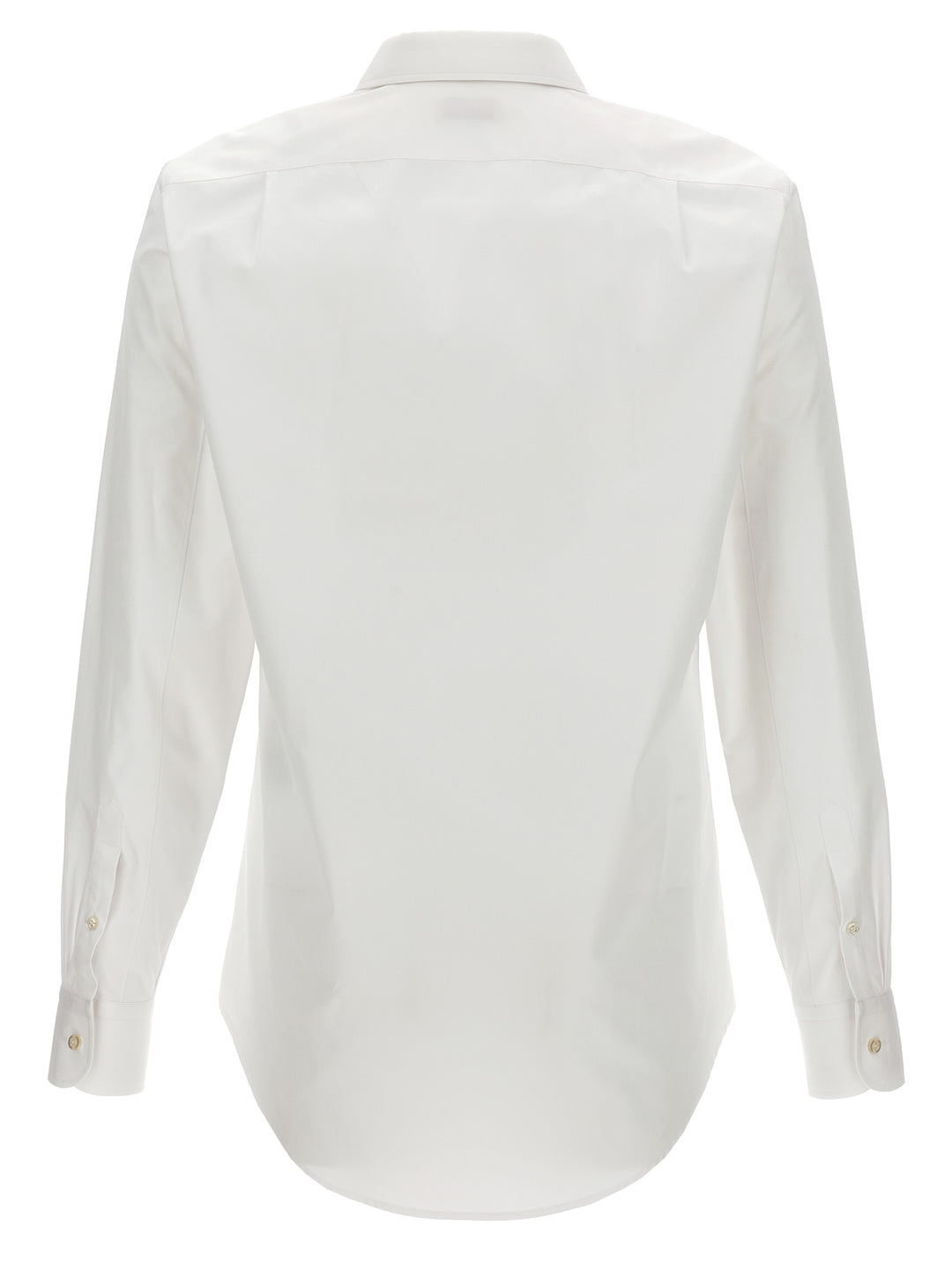 Embroidered Collar Shirt Shirt, Blouse White