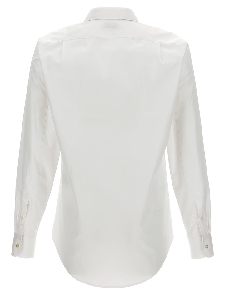 Embroidered Collar Shirt Shirt, Blouse White