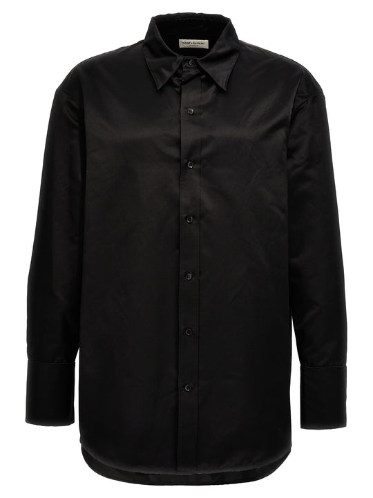 Silk Shirt Shirt And Blouse Black