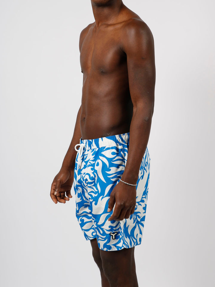 Printed swim short