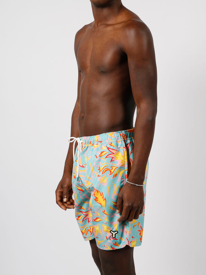 Printed swim short