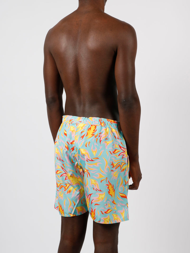 Printed swim short