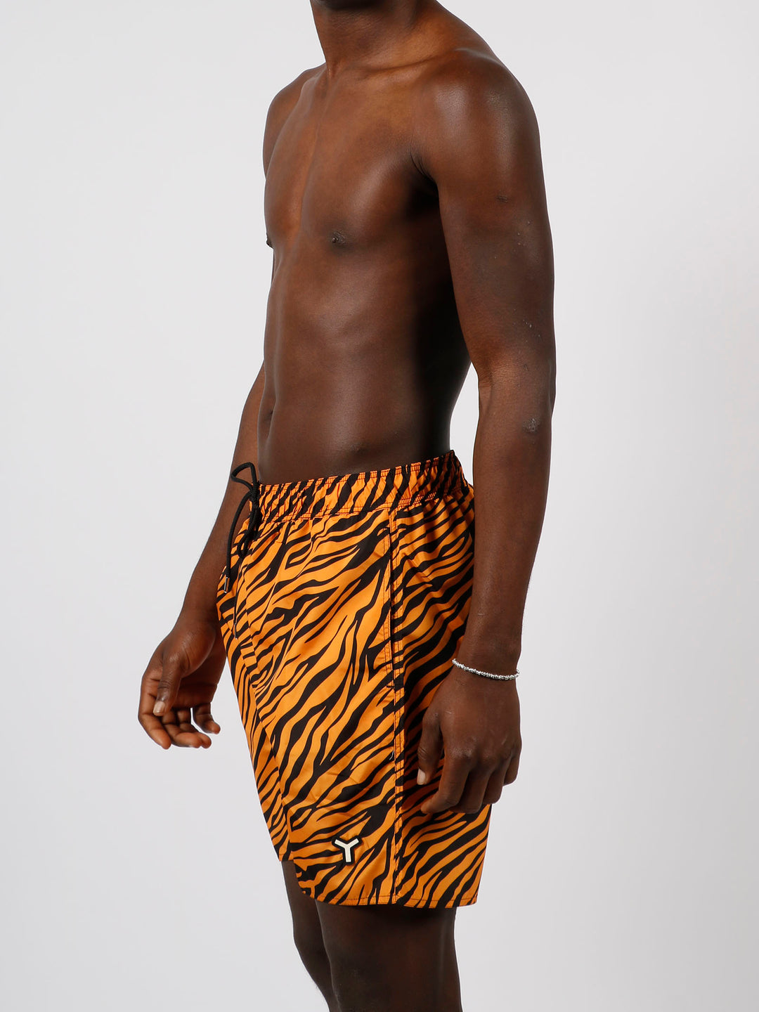 Orange zebra swimshort