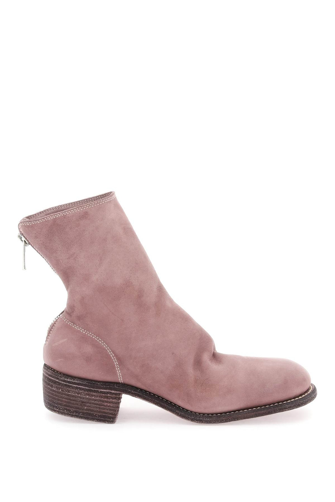 Leather Ankle Boots - Guidi - Women