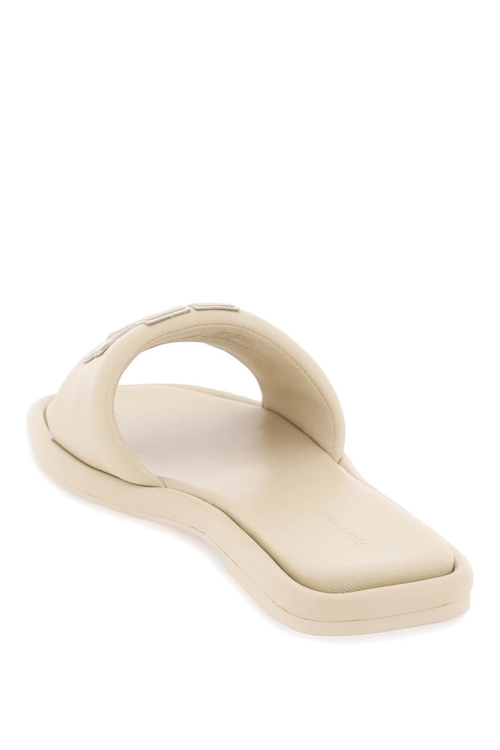 Double T Leather Slides - Tory Burch - Women