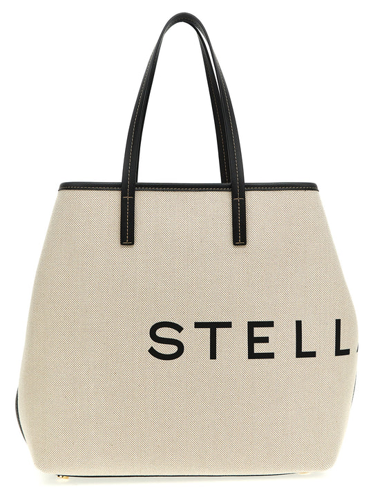 Logo Tote Bag Beige