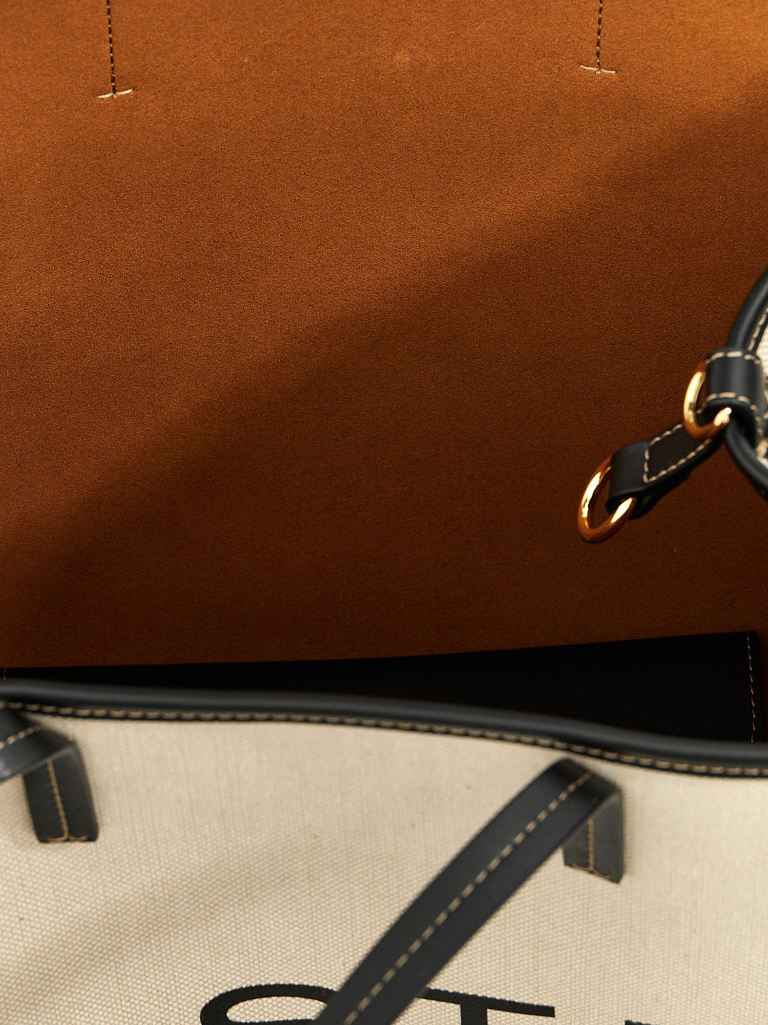 Stella Mccartney Logo Tote Bag - Beige | 3e4b19f569d5a968f2d21c0f860ec37e798632e9