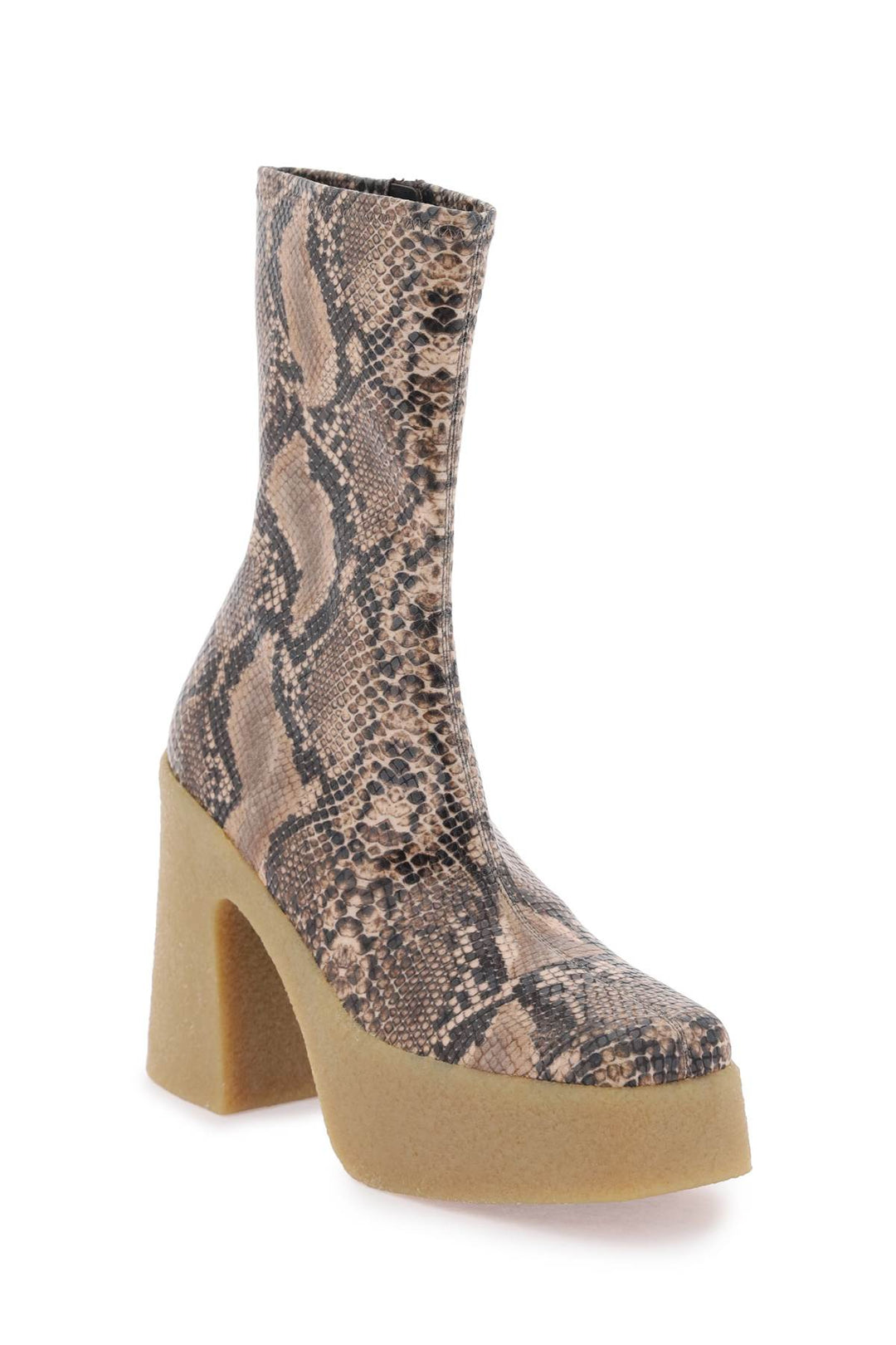 Skyla Wedge Ankle Boots In Alter Python - Stella Mc Cartney - Women