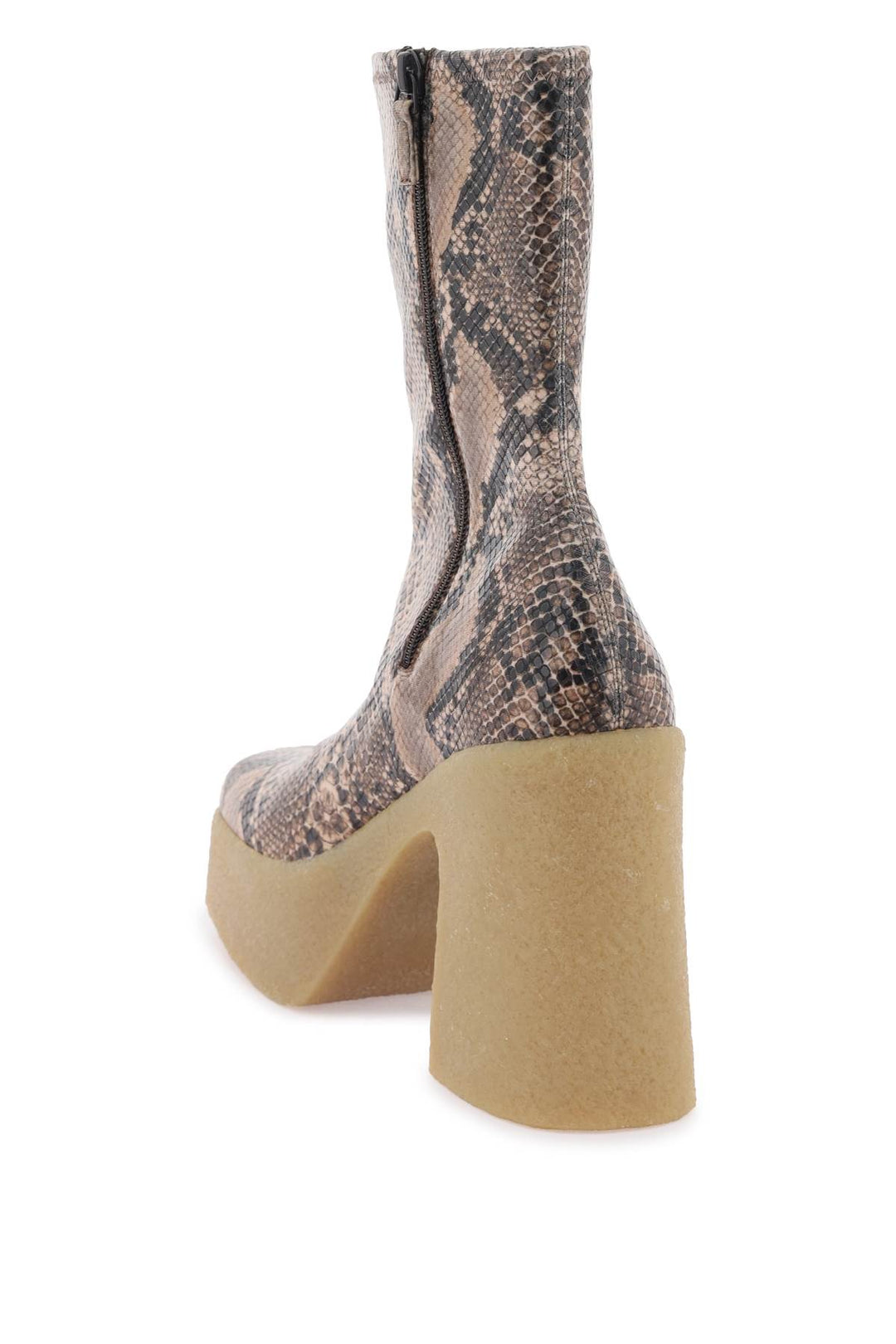 Skyla Wedge Ankle Boots In Alter Python - Stella Mc Cartney - Women