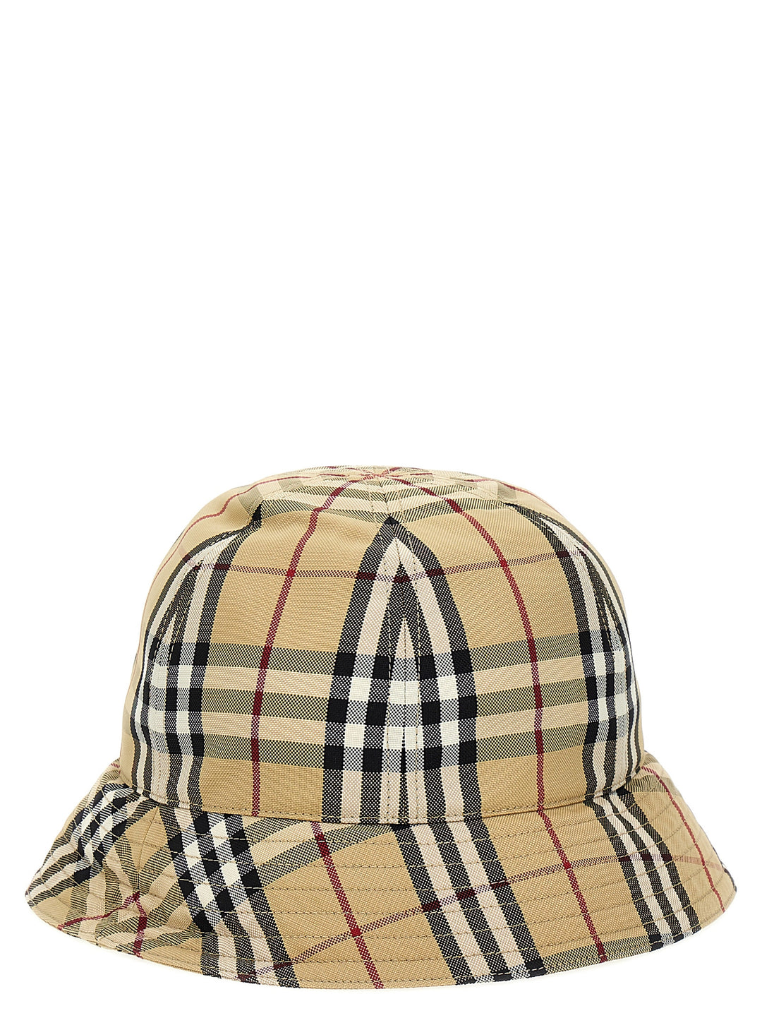 Burberry Check Bucket Hat Hats Beige