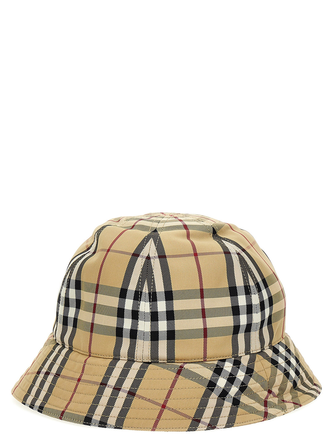 Burberry Check Bucket Hat Hats Beige