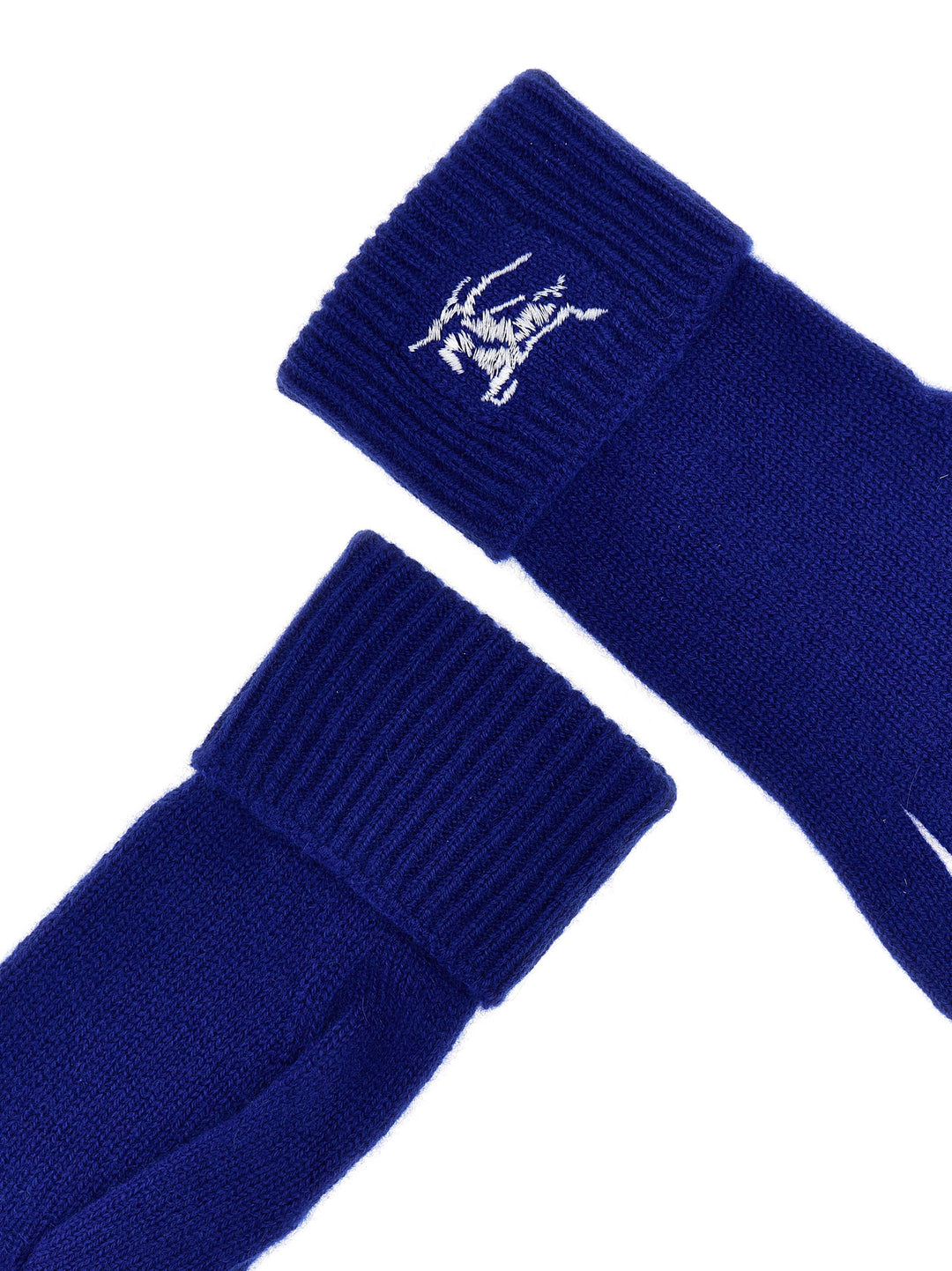 Equestrian Knight Design Gloves Blue