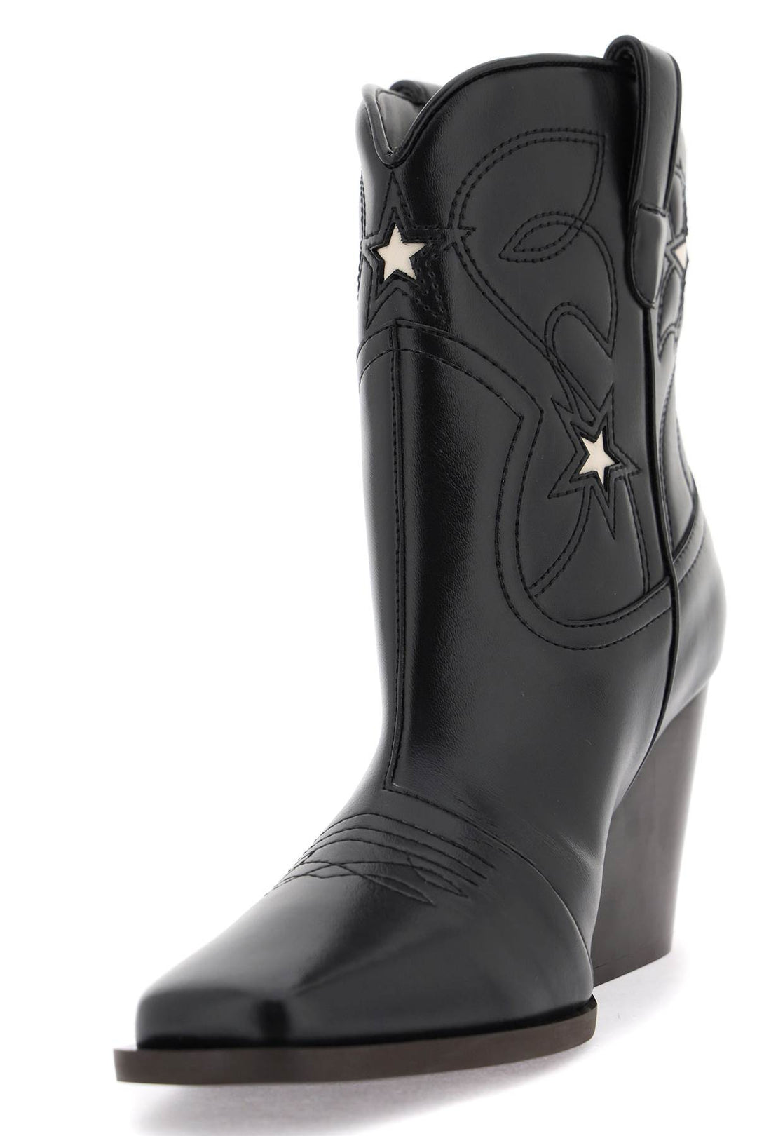 Texan Ankle Boots With Star Embroidery - Stella Mc Cartney - Women