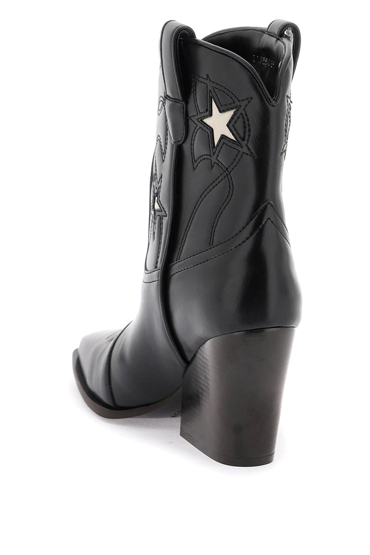 Texan Ankle Boots With Star Embroidery - Stella Mc Cartney - Women