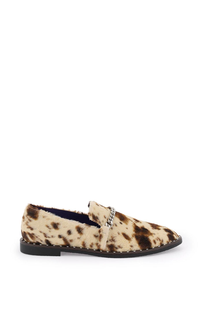 Falabella Loafers In Appaloosa Printed Velvet - Stella Mc Cartney - Women