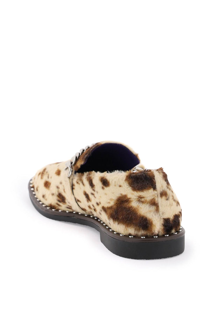 Falabella Loafers In Appaloosa Printed Velvet - Stella Mc Cartney - Women