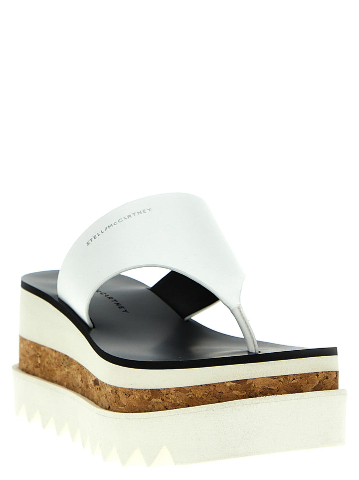 Sneak-Elyse Sandals White