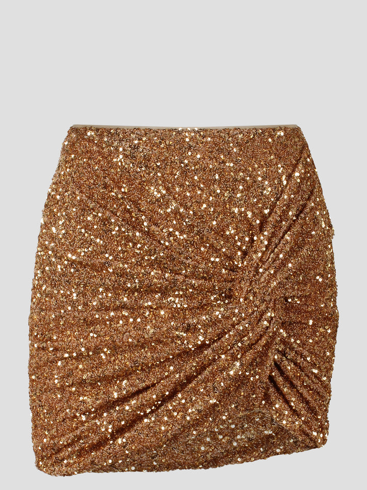 Sequin mini skirt