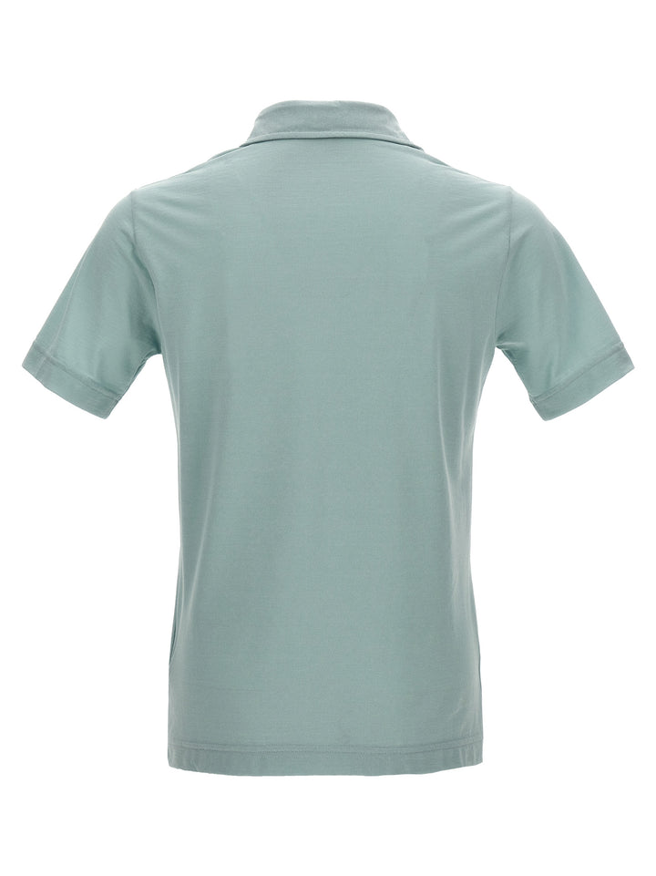 Ice Cotton  Shirt Polo Light Blue