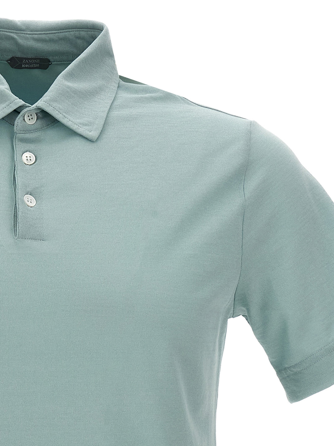 Ice Cotton  Shirt Polo Light Blue