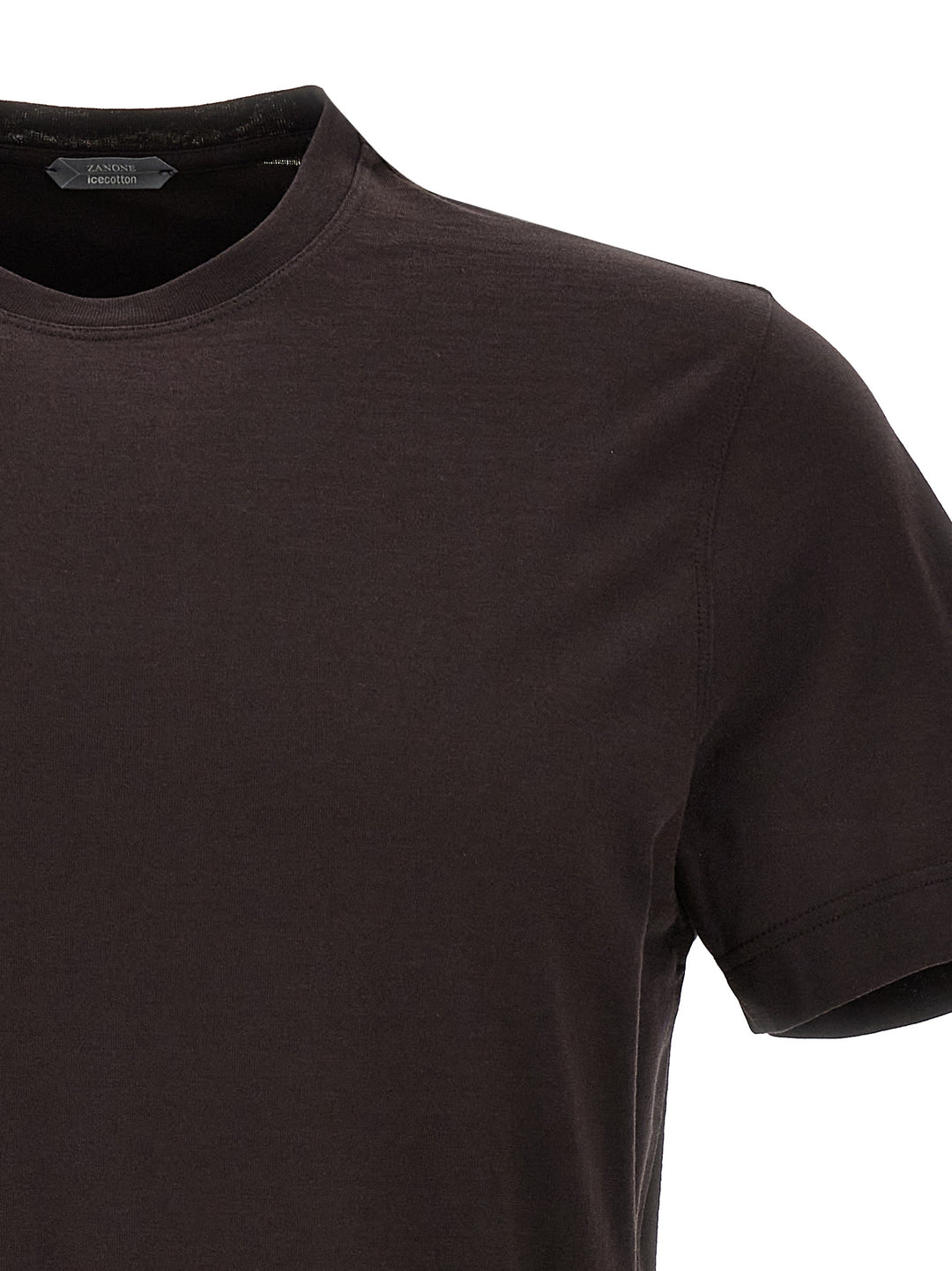 Ice Cotton T-Shirt Brown